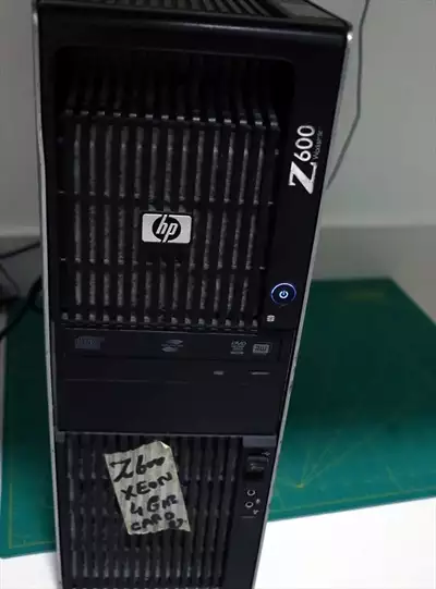  صورة 6 كمبيوتر Z600 Workstation مع شاشتين Hp 27 es