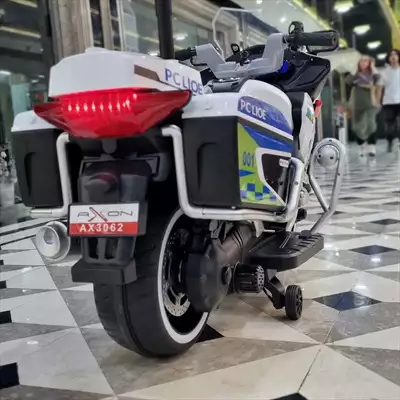  صورة 4 MOTO POLICE ÉLECTRIQUE 12V