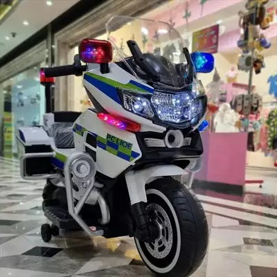  صورة 6 MOTO POLICE ÉLECTRIQUE 12V