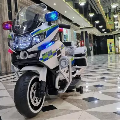  صورة 5 MOTO POLICE ÉLECTRIQUE 12V