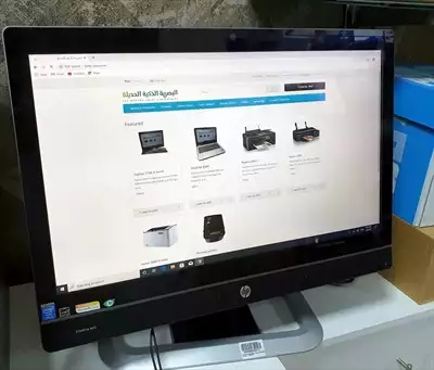  صورة 1 hp AIO touchscreen in excellent condition اتش بي الكل في واحد شاشة لمس نظيف جدا