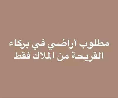  صورة 1 مطلوب أراضي في بركاء القريحه من الملاك فقط