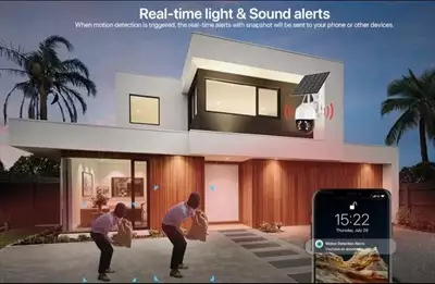  صورة 9 كاميرا 4G تعمل على الطاقة الشمسية