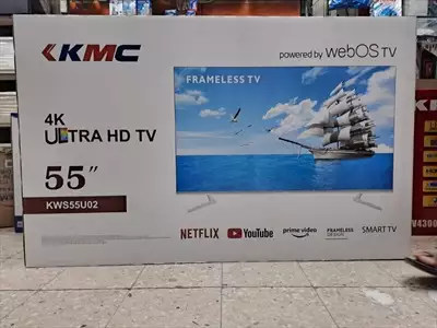  صورة 4 شاشات تلفزيون 4k سمارت جديد في الكرتون افضل اسعار