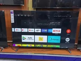 صورة - شاشات تلفزيون سمارت 4k UHD LED نت فلكس شاهد يوتيوب اندرويد اصلي توصيل مجاني