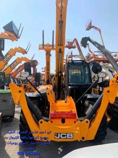  صورة 1 جسيبي Jcb رافعة تلسكوبية تليهندر فوركلفت للإيجار كرينات بوبكات تحمل تنزيل العمولات او البضائع