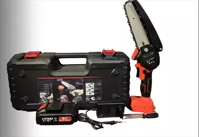  صورة 2 منشار كهربائي محمول Portable Mini Chainsaw