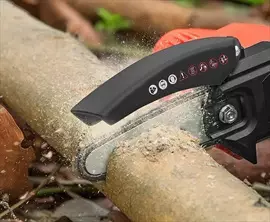 صورة - منشار كهربائي محمول Portable Mini Chainsaw