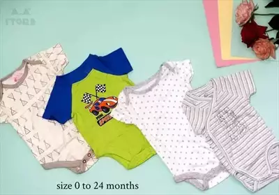  صورة 4 بربتوزات بيبي baby bodysuit قطنيه