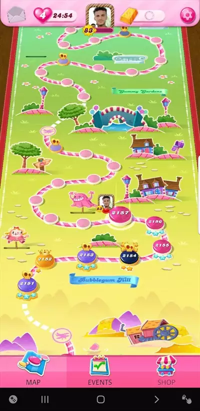  صورة 2 حساب لعبة candy crush