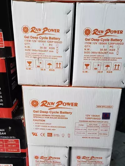  صورة 3 بطاريات RAW POWER