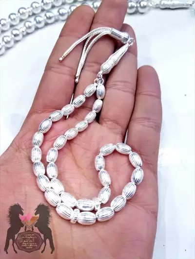  صورة 4 عرض مجموعه من سبح مسابح فضة عيار 925 Displaying a collection of 925 silver rosaries