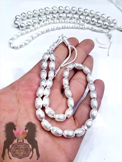  صورة 3 عرض مجموعه من سبح مسابح فضة عيار 925 Displaying a collection of 925 silver rosaries