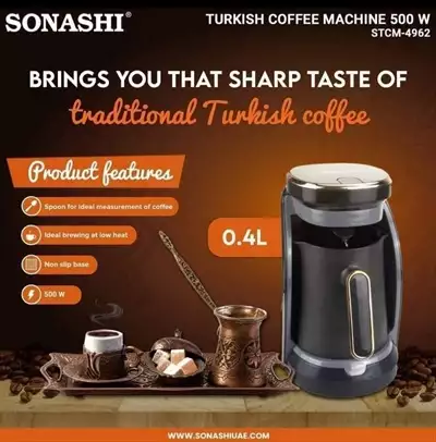  صورة 8 Machine À Café Turc Électrique 400mL 500W Sonashi