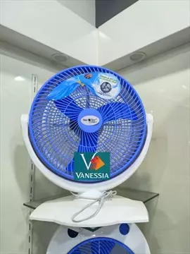 صورة - Ventilateur 2en1 de sol mural marque cobra couleur bleu