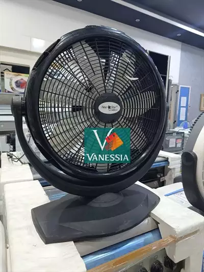  صورة 2 Ventilateur 2en1 de sol mural cobra noir 7 lames إعلان 84964