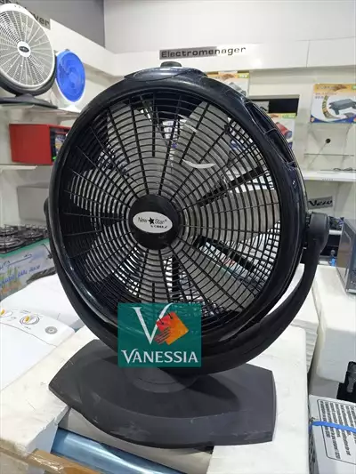  صورة 1 Ventilateur 2en1 de sol mural cobra noir 7 lames إعلان 84964