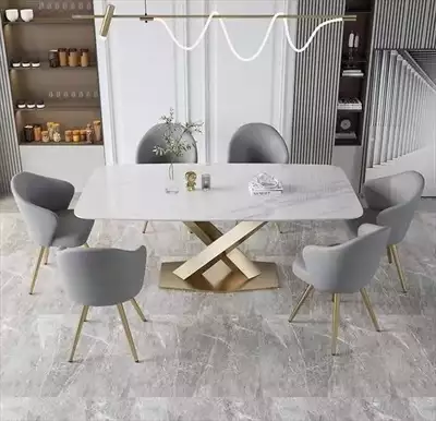  صورة 1 Marble dining table