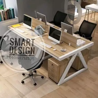  صورة 1 مكاتب موظفين work station partition offices