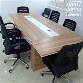 صورة - ترابيزة اجتماعات خشب مستورد meeting Room MDF woo