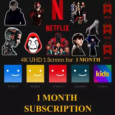  صورة 1 حساب Netflix اعلي باقه شاشة واحده