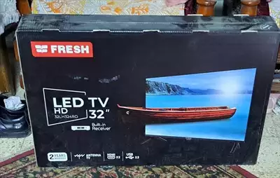  صورة 1 شاشه فريش led32 جديده متبرشمه بسعر لقطه