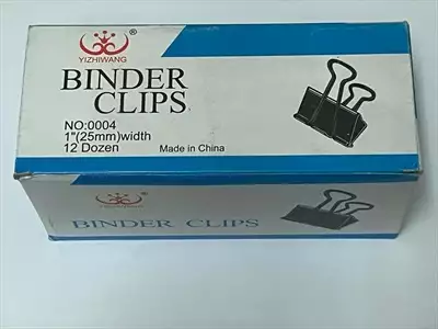  صورة 1 مشابك للورق Binder Clips