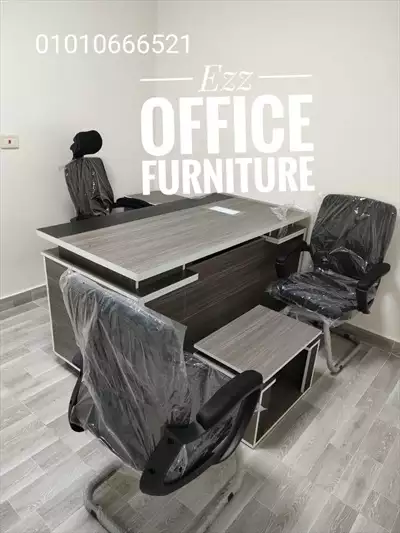  صورة 1 مكتب مدير مودرن من تسليمات Ezz office furniture للاثاث المكتبي للتواصل01010666521