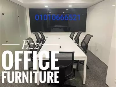  صورة 1 غرفه اجتماعات مودرن من تسليمات Ezz office furnitureاثاث مكتبي متكامل باافخم التصميمات وبااعلي جوده