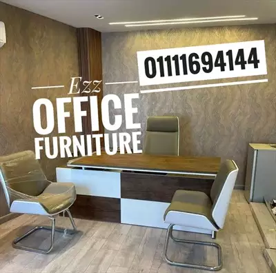  صورة 1 غرفه مكتب مدير مودرن من تسليمات Ezz office furniture للاثاث المكتبي