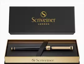 صورة - scrivener black roller ball جديد غير مستخدم نهائي