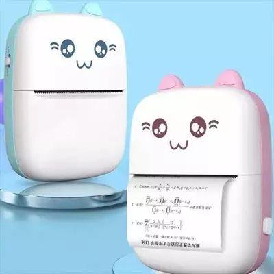  صورة 4 Meow Mini Label Printer ملصقات طابعات محمولة حراري