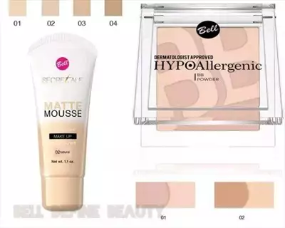  صورة 1 كريم اساس Matt Mousse و باودر Hypo Allergenic