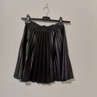  صورة 1 short skirt plissée leather l